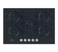 Hotpoint Ariston HAGS 72F/BK piano cottura in vetro nero da 75 cm Disponibilita' immediata