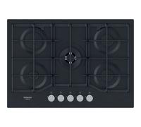 Hotpoint Ariston HAGS 72F/BK piano cottura in vetro nero da 75 cm Disponibilita' immediata
