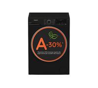 HOTPOINT HB 103B CARE IT LAVATRICE, Caricamento frontale, 10 kg, 11 programmi, Profondità 58 cm, Giri 1400 rpm, Black