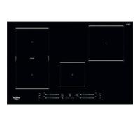 HOTPOINT HS3377CBF PIANO COTTURA INDUZIONE 4 PIASTRE 77CM FLEXI ZONE VETRO NERO