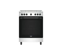 HOTPOINT HS68G5PHXE1 CUCINA 60CM 4FUOCHI GAS FORNO ELETTRICO VAPORE INOX A [EEK: A]