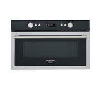 Hotpoint MD 664 IX HA Forno microonde, 1000 W, 31 Litri, Metallo, Nero