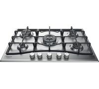 Hotpoint PCN751T/IX/HA Piano cottura da Incasso a gas Acciaio inossidabile
