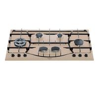 Hotpoint piano cottura a gas ad incasso 6 fuochi colore avena phn 960 mst (av) r/ha