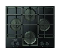 Hotpoint Piano cottura gas 4 zone HAGS 61F BK 1 Black (60cm)