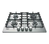 Hotpoint Ariston PPH 60G D/IX Piano Cottura 60 cm 4 Fuochi a gas Acciaio Inox Disponibilita' immediata