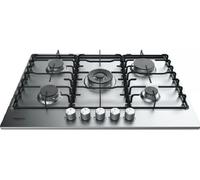 HOTPOINT PPH 75P D/IX PIANO COTTURA 5 FUOCHI GAS 75CM INOX