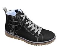 HOTRA Scarpe da Ginnastica per Le Donne Scarpe da Passeggio Supporto per Arco 2021 Moda Addensare Stivaletti Larghi con Lacci Scarpe da Neve in Peluche (Color : Black, Size : 38 EU)