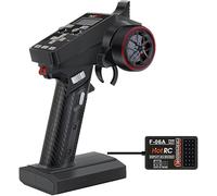 HOTRC CT-6A RC Trasmettitore e ricevitore 6 canali 2.4ghz telecomando RC auto barca serbatoio telecomando (CT-6A)