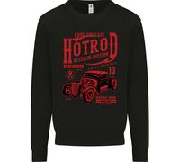 Hotrod Acciaio IN Movimento Hot Rod Dragster Auto Bambini Felpa Maglione