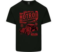 Hotrod Acciaio IN Movimento Hot Rod Dragster Auto Uomo Cotone T-Shirt