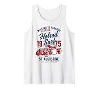 Hotrod Surf Design retrò di St. Augustine Florida Canotta