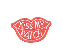 hotrodspirit - Patch Kiss My Patch Labbra Bocca Ecusson Rock Roll Biker