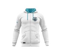 HOTSPOT DESIGN Future Tuna, bianca-azzurro, Felpa con cappuccio