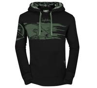 HOTSPOT DESIGN Hoodie Carpfishing, nero, Maglione, con dettaglio mimetico