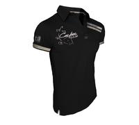 HOTSPOT DESIGN Poloshirt Carper, nero-nero, Polo , Per pescatori di carpe