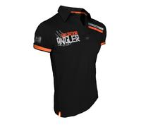 HOTSPOT DESIGN Poloshirt Predator, nero, Polo , Per pescatori