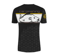 HOTSPOT DESIGN T-shirt Linear Carpfishing, nero-bianca