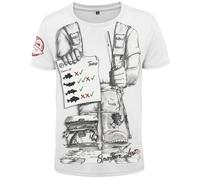 HOTSPOT DESIGN T-Shirt Spinner List, bianca, Pescatore da spinning T-Shirt