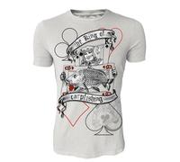 HOTSPOT DESIGN The King Of Carpfishing, grigio-grigio, Collezione Poker T-Shirt