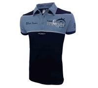 HOTSPOT DESIGN Tuna Target 2.0, Blue Fever, azzurro, Polo, pescatori d'alto mare
