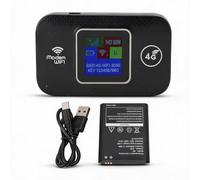 Hotspot Mobile WiFi 4G LTE, Router Wireless con Slot per Scheda SIM per Viaggi, Crittografia WiFi WPA WPA2, 10 Dispositivi Connessi, per Europa