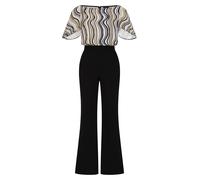 HotSquash Tuta jumpsuit beige / marino / nero / bianco Donna HotSquash S-M beige / marino / nero / bianco