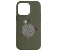 Hotsuma Personaggio Fiore della Vita Culture giapponesi Custodia per iPhone 14 Pro Max