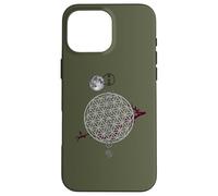 Hotsuma Personaggio Fiore della Vita Culture giapponesi Custodia per iPhone 16 Pro Max