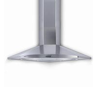 HOTTE DECOR ANGOLO INOX 100 cm, FILTRO A CARBONE