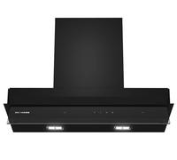 Hotte décor murale avec finition verre SIEMENS - LJ67BAM60 - L59,7cm/P29,8cm/H60cm - Noir