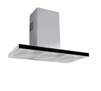 CAMPANA PERFECTA4 DLH 985 T CRISTAL Motor blindado doble ecopower, 4A, 740m3, 54dB, 4 velocidades, Touch Control, barra led, filtro 12 capas, horizontal 90cm