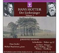 Hotter,Hans - Hotter,Hans Vol.1 Brahms