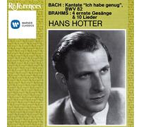 Johannes Brahms Bach: Cantata, BWV 82 / Brahms: 4 Ernste Gesange & 10 Liede (CD)
