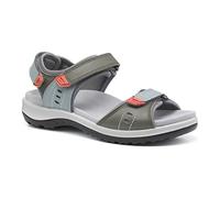 Hotter Passeggiata II, Sandalo Sportivo Donna, Cachi Multicolore, 43 EU