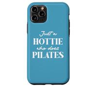 Hotties Do Pilates Hot Girls Go Pilates is My Happy Gym Hour Custodia per iPhone 11 Pro