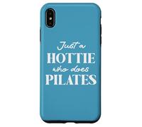 Hotties Do Pilates Hot Girls Go Pilates is My Happy Gym Hour Custodia per iPhone XS Max
