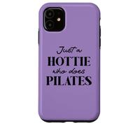 Hotties Do Pilates Hour Hot Girls Go Pilates is My Happy Gym Custodia per iPhone 11