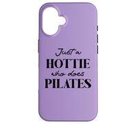 Hotties Do Pilates Hour Hot Girls Go Pilates is My Happy Gym Custodia per iPhone 16