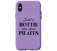 Hotties Do Pilates Hour Hot Girls Go Pilates is My Happy Gym Custodia per iPhone X/XS
