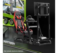 Hottoby Cockpit gara alluminio 4080 con sedile e supporto TV per Logitech G920