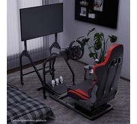 Hottoby Cockpit per Simulatore di Guida con Sedile Race e Supporto Schermo