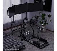 Hottoby Cockpit per Simulatore di Guida con Supporto Triplo Monitor per G920