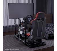 Hottoby Corsa Sim Alluminio Cockpit Con Sedile Rosso & TV Stand Logitech G920