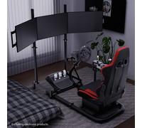 Hottoby Corsa Sim Cockpit Con Triple Monitor Mount & Sedile Rosso Adatto Per G29
