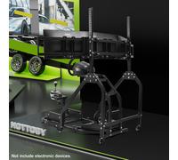 Hottoby Corsa Simulatore Cockpit & Triple Monitor Stand Fit THRUSTMASTER T300