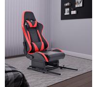 Hottoby Racing Sim Telaio Di Montaggio Del Sedile Con Bulloni E Sedile Rosso