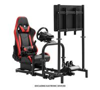 Hottoby Racing Simulator Cockpit Con Sedile E Supporto Per Monitor Per Logitech