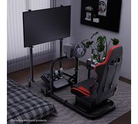 Hottoby Racing Simulator Cockpit Con Sedile E Supporto Per Monitor Per Logitech