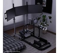 Hottoby Racing Simulator Cockpit Con Supporto Per Triplo Monitor Adatta G29